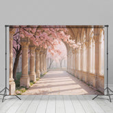 Lofaris Floral European Style Corridor Photography Backdrop